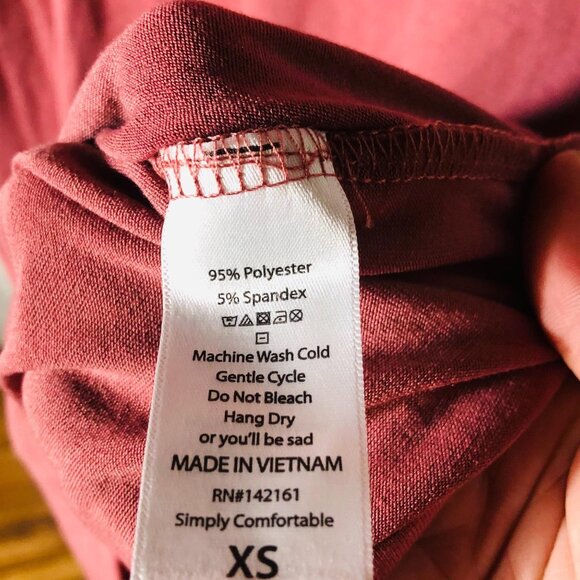 LuLaRoe Julia dress short sleeve pink & blue polyester blend size xs new READ - Picture 9 of 11